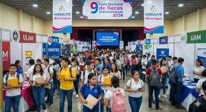 Feria de becas universitarias MINJUVE Nicaragua 2026